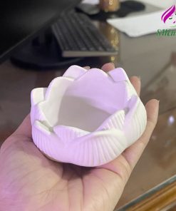 Coc hoa sen nhhieu mau dung nen thom, nen tealight Shemart Candle