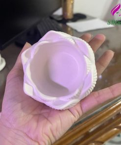 Coc hoa sen nhhieu mau dung nen thom, nen tealight Shemart Candle