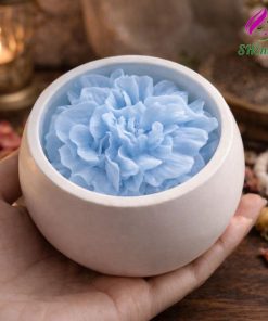 Coc nen thom co nap ho cam chuong xanh duong nhat