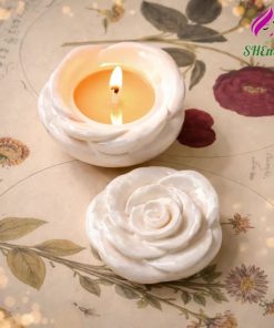 Lọ Nến Thơm Hoa Hồng Mini SHEMart Candles mau trang