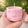 Nến Thơm Nơ Xinh 60ml SHEMart Candles mau hong