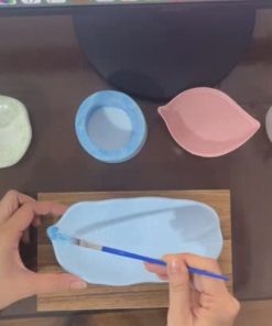 khay hinh la chuoi bang thach cao