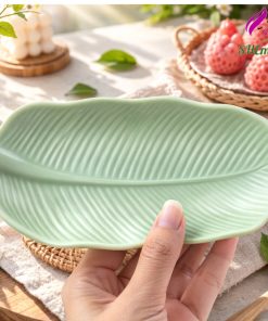 khay hinha la chuoi thach cao mau xanh la