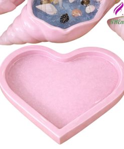 Khay Thạch Cao Hình Trái Tim Decor – Đựng Nến, Trang Sức, Trang Trí Không Gian