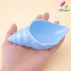 Cốc đựng nến hình vỏ ốc biển dùng làm decor, trang trí, vỏ ốc đựng nến thơm SHEMart Candles mau xanh duong