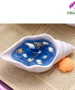 Cốc đựng nến hình vỏ ốc biển dùng làm decor, trang trí, vỏ ốc đựng nến thơm SHEMart Candles