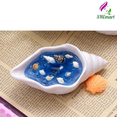 Cốc đựng nến hình vỏ ốc biển dùng làm decor, trang trí, vỏ ốc đựng nến thơm SHEMart Candles