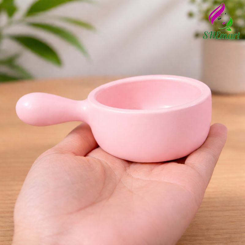 Đế đựng nến tealight có tay cầm, nến thơm bền chắc, làm decor, sản phẩm tinh tế - SHEMart Candles mau hong pastel Đế đựng nến tealight có tay cầm, nến thơm bền chắc, làm decor, sản phẩm tinh tế - SHEMart Candles mau hong pastel