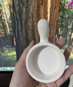 Đế đựng nến tealight có tay cầm, nến thơm bền chắc, làm decor, sản phẩm tinh tế - SHEMart Candles mau trang