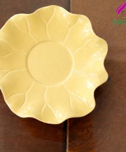 Đế lá sen thạch cao đựng nến tealight – Decor bàn trà, góc thiền tinh tế mau vang phu bong