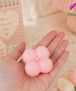 Nến thơm Rubik mùi hoa, mùi dâu - nến thơm handmade mau hong