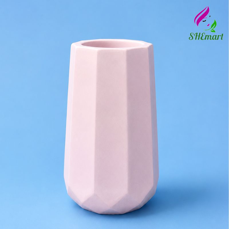 Bình Hoa Decor Tối Giản – Lọ Cắm Hoa Giả, Hoa Nến Thơm Thạch Cao Giả Gốm Sứ hồng Bình Hoa Decor Tối Giản – Lọ Cắm Hoa Giả, Hoa Nến Thơm Thạch Cao Giả Gốm Sứ hồng pastel
