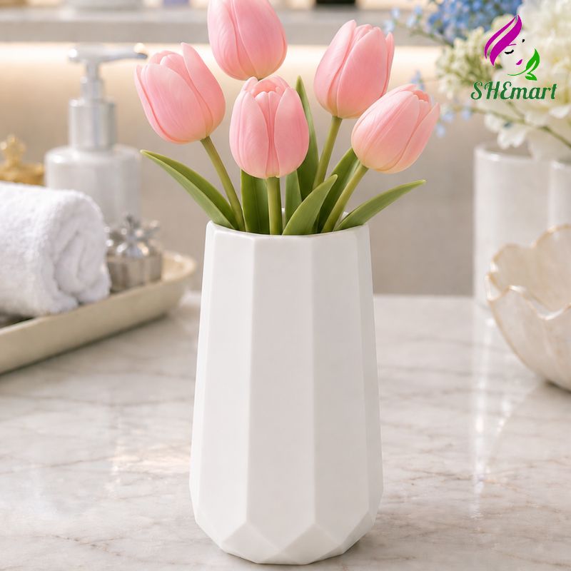 Bình Hoa Decor Tối Giản – Lọ Cắm Hoa Giả, Hoa Nến Thơm Thạch Cao Giả Gốm Sứ mau trang Bình Hoa Decor Tối Giản – Lọ Cắm Hoa Giả, Hoa Nến Thơm Thạch Cao Giả Gốm Sứ mau trang