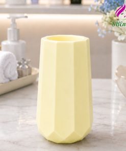 Bình Hoa Decor Tối Giản – Lọ Cắm Hoa Giả, Hoa Nến Thơm Thạch Cao Giả Gốm Sứ vang pastel