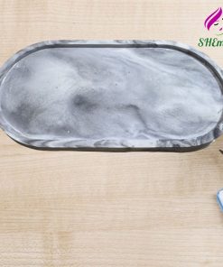 khay thạch cao giả đá siêu đẹp –làm decor trang trí nhà cửam, để nến thơm điểm nhấn tinh tế cho không gian sống