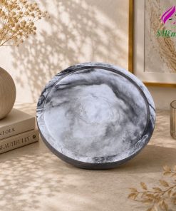 khay thạch cao giả đá siêu đẹp –làm decor trang trí nhà cửam, để nến thơm điểm nhấn tinh tế cho không gian sống